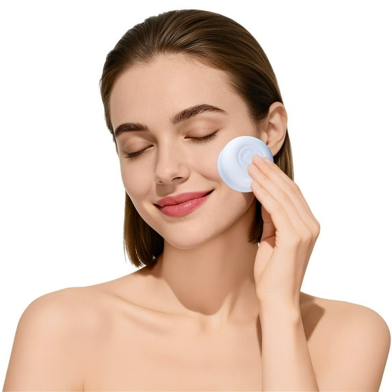 Face Scrubber, Friendly Recharge Free Glass SURFACES Facial Exfoliator Manual Beauty Tool for Gentle Dead epidermis Removal 3 Colors