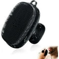thumbnail image 1 of Face Scrubber, Silicone Face Scrubber for Men Facial Cleansing Brush Silicone Face Wash Brush Manual Waterproof Cleansing Skin Care Face Brushes for Exfoliating- Black, 1 of 6