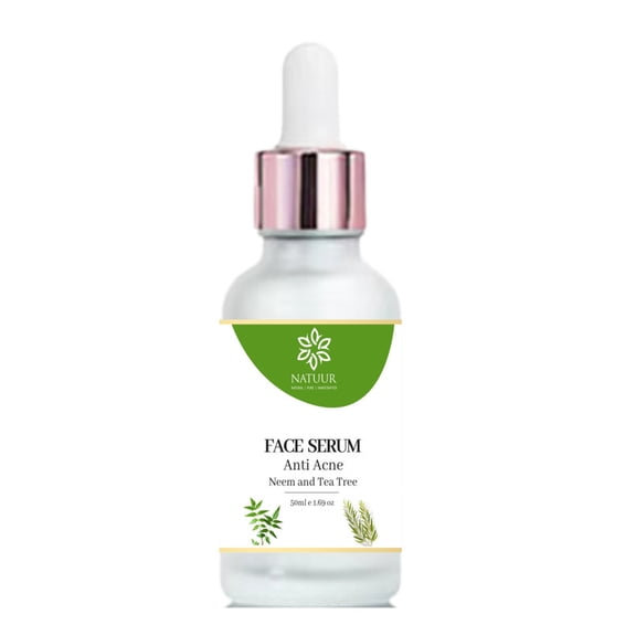Face Serum 50 ml Neem and Tea Tree For oily and acne prone skin