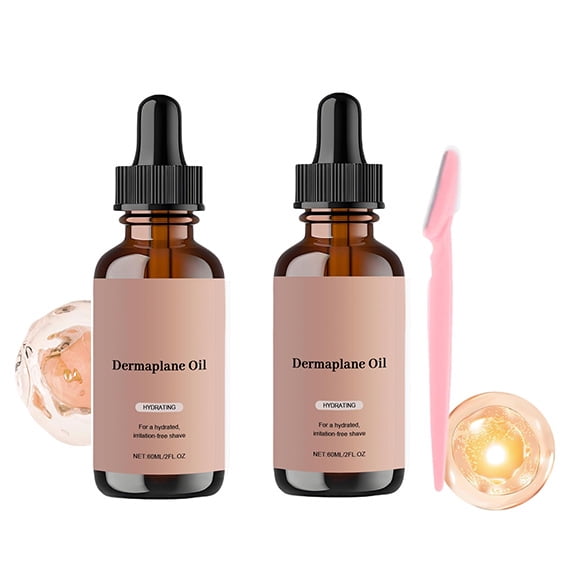 Face Shaving Oil for Women, After Shave Oil for Women Smooth Skin, Hydrating Dermaplane Oil, Soothing & Hydrating After Shave Lotions, Prevent Ingrown Hairs - use with Dermaplaning Tool,Razor
