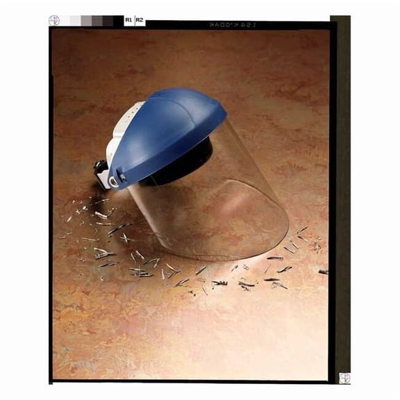 Face Shield, Clear Visor, Propionate, Ratchet Suspension, Uncoated Lens 82782-00000