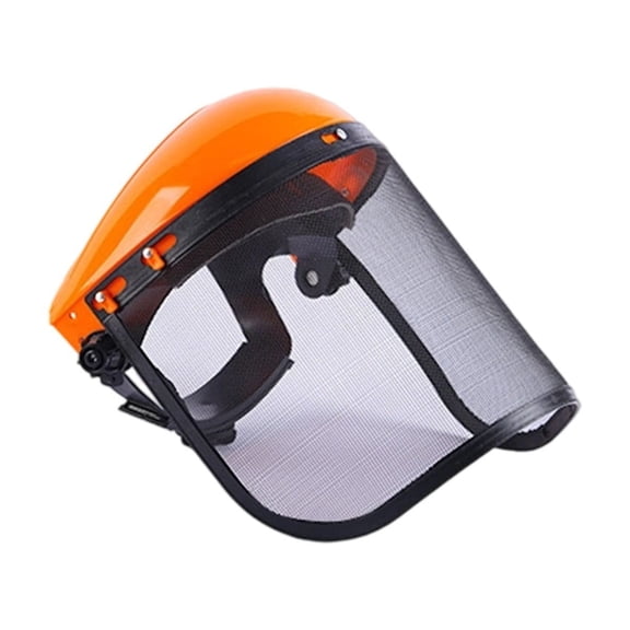 Face Shield For Grinding And Landscaping Clear Visors Face Guard Impacts Resistant Protective Safety Hat