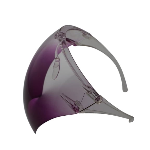 Face Shield Glasses By Snatched Flames Purple