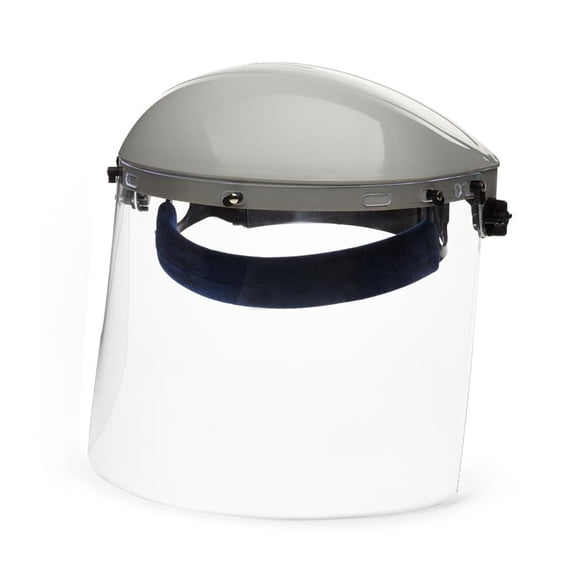 Face Shield Lightweight Mask with & Ratchet Headgear, 1 Piece, for Work, Gri...