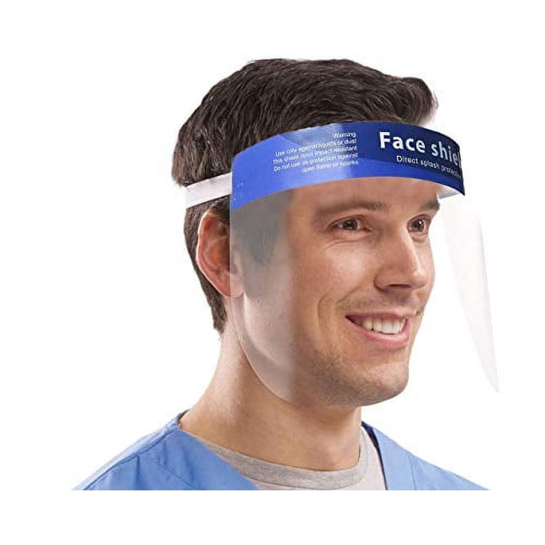 Full-Face Transparent Protection Mask with Adjustable Buckle - Reusable and Heat-Resistant Facial
