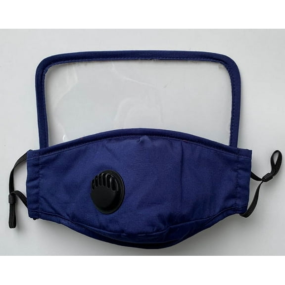 Face Shield Reusable Mask Cotton Face Covering 2-Layer Womens Fashion Masks With Filter Pocket Washable Water Resistant For Adults