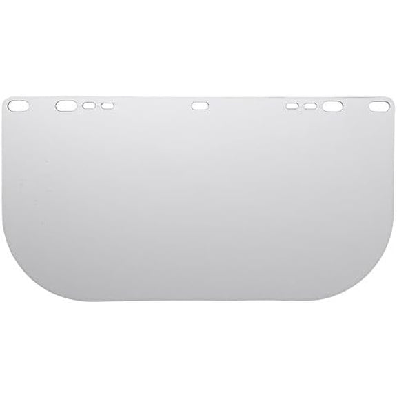 Face Shield Window for Headgear, 8 x 15.5 x 0.04, Polycarbonate, Unbound, Clear Tint (Case of 36), 30706$$Tools & Hardware Other