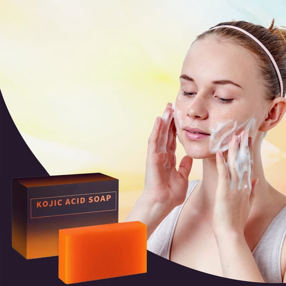 Face Skin Care Tools Kojic Brightening Soap For Dark Spots Lightening Exfoliating Soap Handmade Natural Facial Soap And Body Cleansing Soap