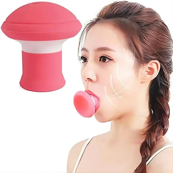 Face Slimming Tool 1Pc V Shape Face Lift Skin Firming Exerciser Facial Mouth Jaw Line & Double Chin Muscle Exerciser Tool
