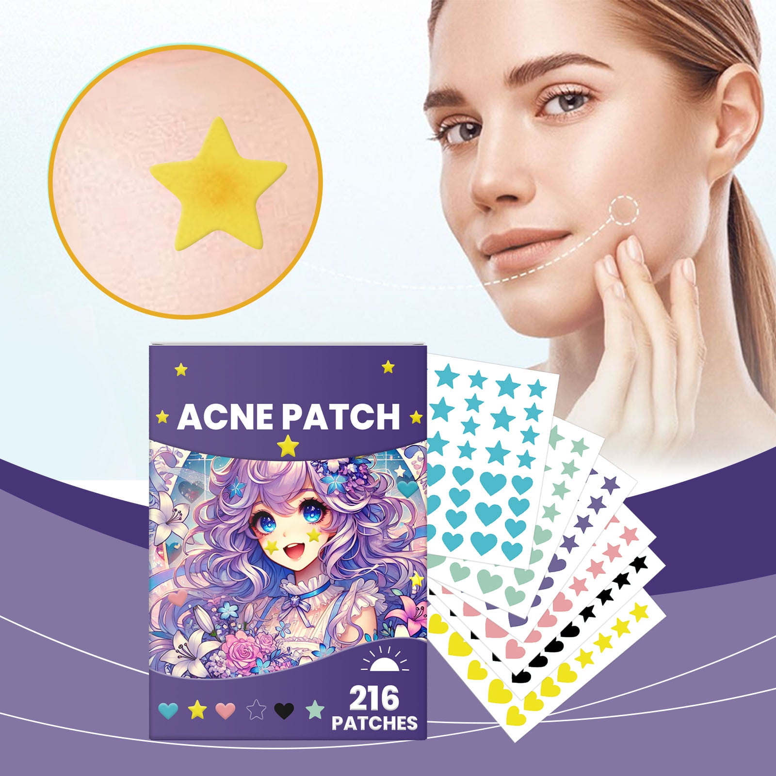 Face Tint Color Science Face Strips Volcanic Roller for Your Hair Face