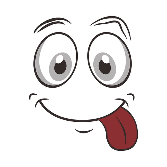 Face Toilet Seat Decoration Wall Sticker Cartoon Smile Face Sticker For Bathroom Toilet Seat Decor