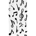 thumbnail image 1 of Face Towel Hand Cloth Terry Towels Washcloth Black Music Notes Seamless Bath Decor,for Hotel-Spa-Kitchen Multi-Purpose,Soft,Quick-Dry 30 X 15&nbsp;inch, 1 of 5