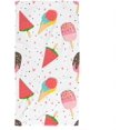 thumbnail image 1 of Face Towel Hand Cloth Terry Towels Washcloth Summer Ice Cream Dots Bath Decor Gift for Hotel-Spa-Kitchen Multi-Purpose,Soft,Quick-Dry 30 X 15&nbsp;inch Wash Cloths, 1 of 5