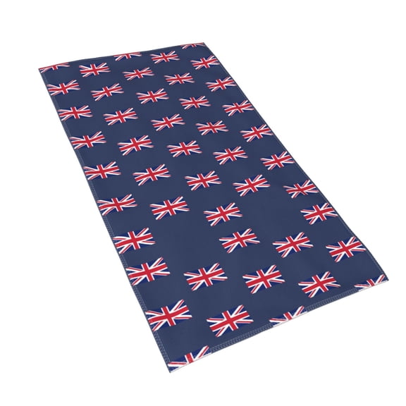 Face Towel Kitchen Tea Towel Uk Flag Union Jack Dish Washcloths Guest Towel Portable Bath Decorations 15.7 X 27.5 In