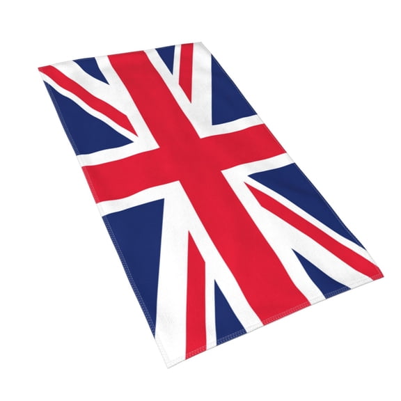 Face Towel Kitchen Tea Towel Union-Jack Flag Dish Washcloths Guest Towel Portable Bath Decorations 15.7 X 27.5 In