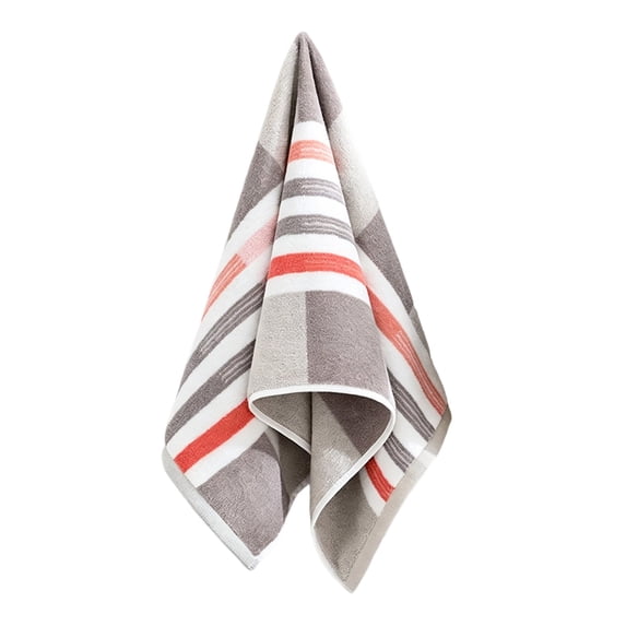 Face Towel for Bathroom 13 x 29 Inch Quick Dry Absorbent Kitchen Hand Towels Striped Cotton Hand Towels Soft Face Towel for Swimming, Pool