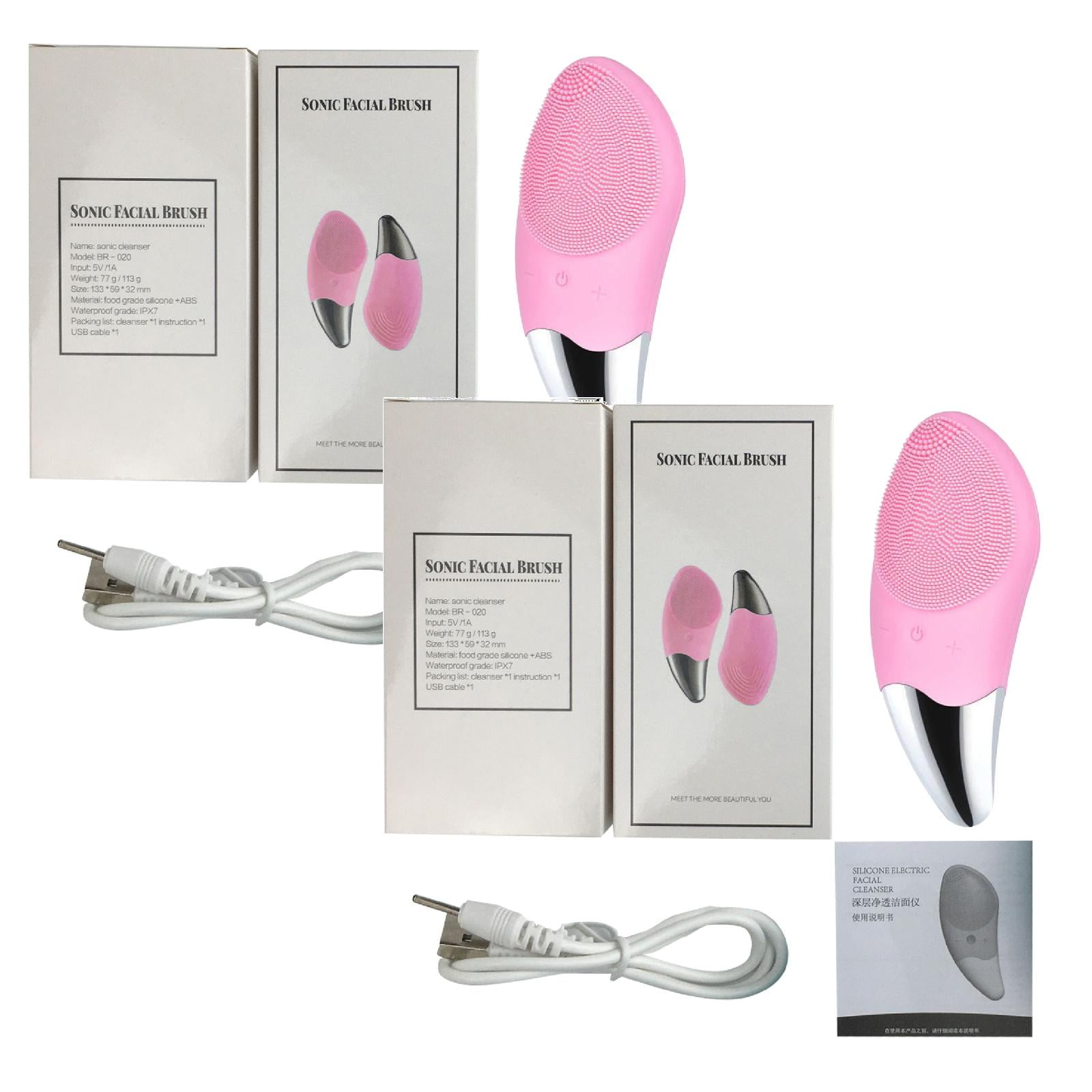 Face Wash Brush Rechargeable Silicone Cleanser Electric Face Wash