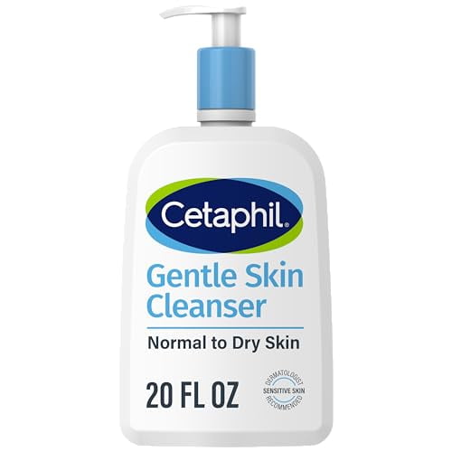 Face Wash by CETAPHIL, Hydrating Gentle Skin Cleanser for Dry to Normal