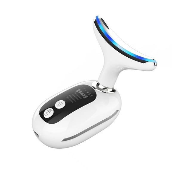 Face and neck care and beauty device, vibration lifting and firming beauty device, photorejuvenation and neck wrinkle removal device, wrinkle reduction and beauty device