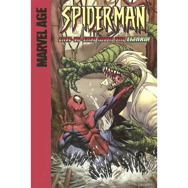 PreOwned Facetoface With the Lizard! SpiderMan Library Binding