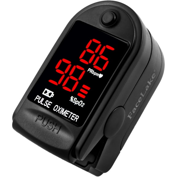 FaceLake FL-400 Fingertip Pulse Oximeter (Black)