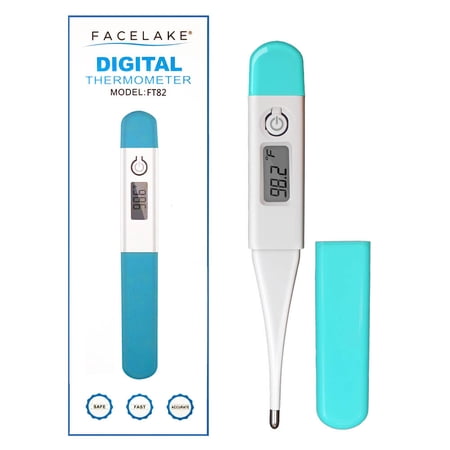FaceLake FT82 Digital Oral Thermometer, Armpit/Rectal, Waterproof