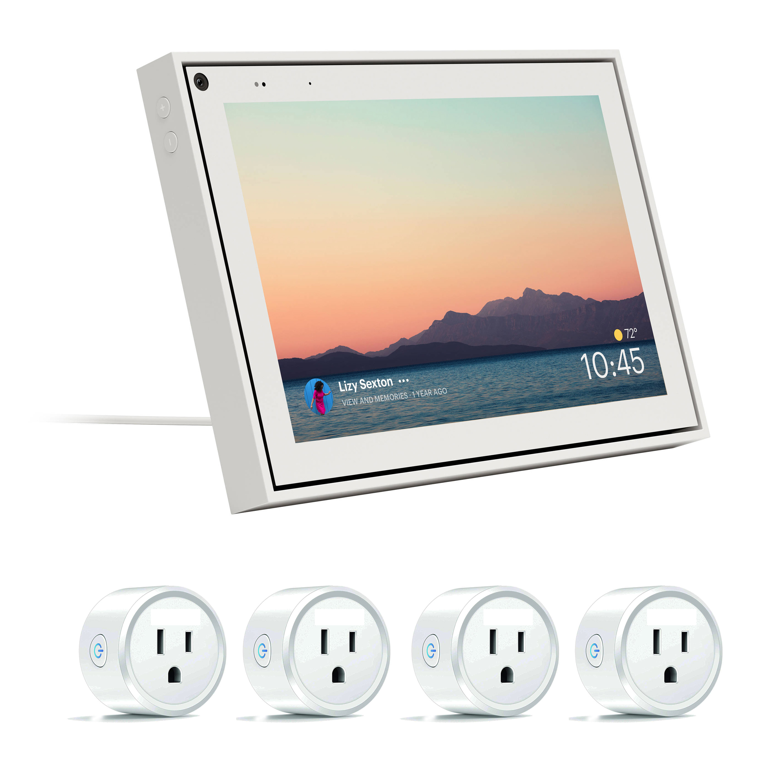 Facebook 8 Inch White Mini Portal with Smart Sockets - image 1 of 1