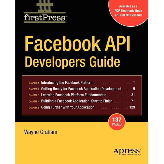 Facebook API Developers Guide, (Paperback)