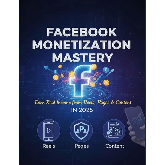 Facebook Monetization Mastery: Earn Real Income from Reels, Pages & Content in 2025, (Paperback)