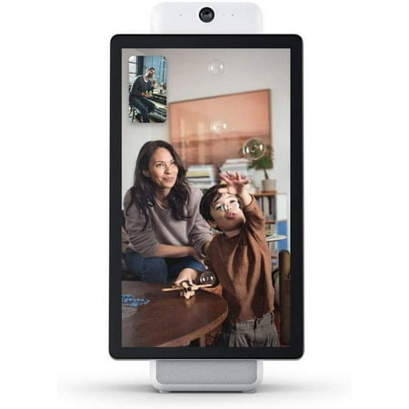 Facebook - Portal Plus Smart Video Calling 15.6" Display with Alexa - White