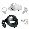 thumbnail image 1 of Facebook Quest 2 - Advanced All-In-One Virtual Reality Headset - 256 GB FrankenQuest Bundle with HTC Deluxe Audio Strap with Integrated On-Ear Headpho, 1 of 1