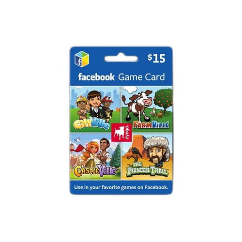 Facebook Zynga Universal $15 Gift Card