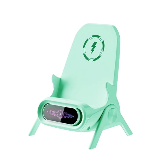 GJX iPhone Charger,Magsafe Compatible, Automatic Sensing,Charging Station for All Smartphones,Green