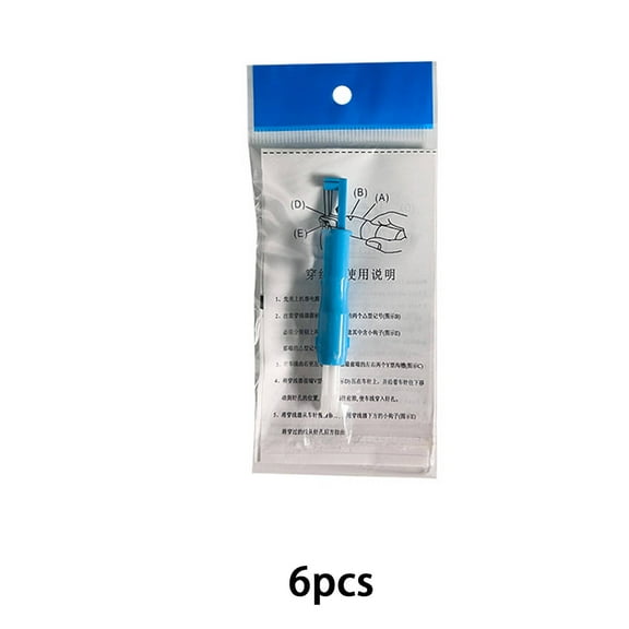 Facega Needle Threader Automatic Sewing Machine Threading Tool Automatic Needle Threader Easy-To-Use Threading Device For Seniors Cross Stitch Supplies Blue