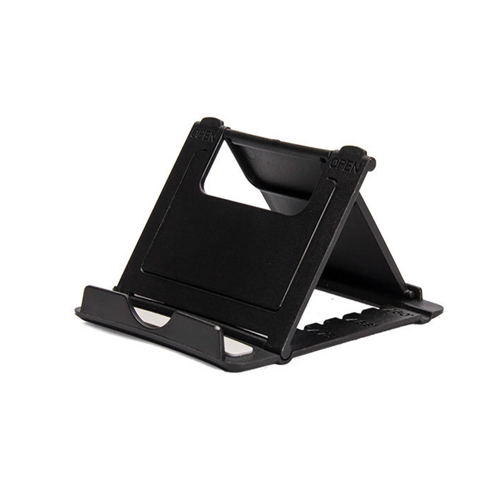 Clear Acrylic Phone Stand - Universal Holder For 4-8 Inch Phones, Tablets, Switch, With U-Shape Charging Hole & Magnetic Photo Frame