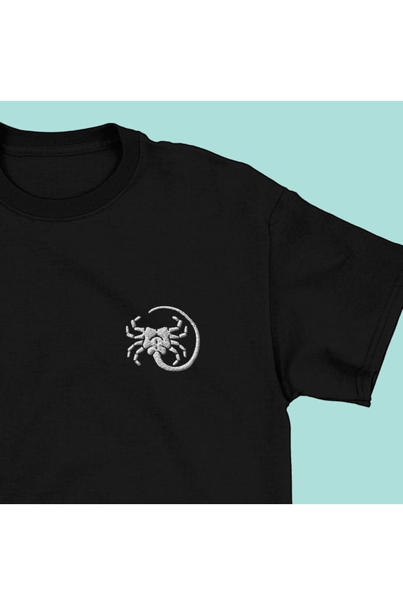Facehugger Embroidered T-shirt