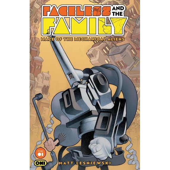 Faceless And The Family Maze Of The Mechanical Aliens #1 (of 4) Cvr A Matt Lesniewski Oni Press Comic Book