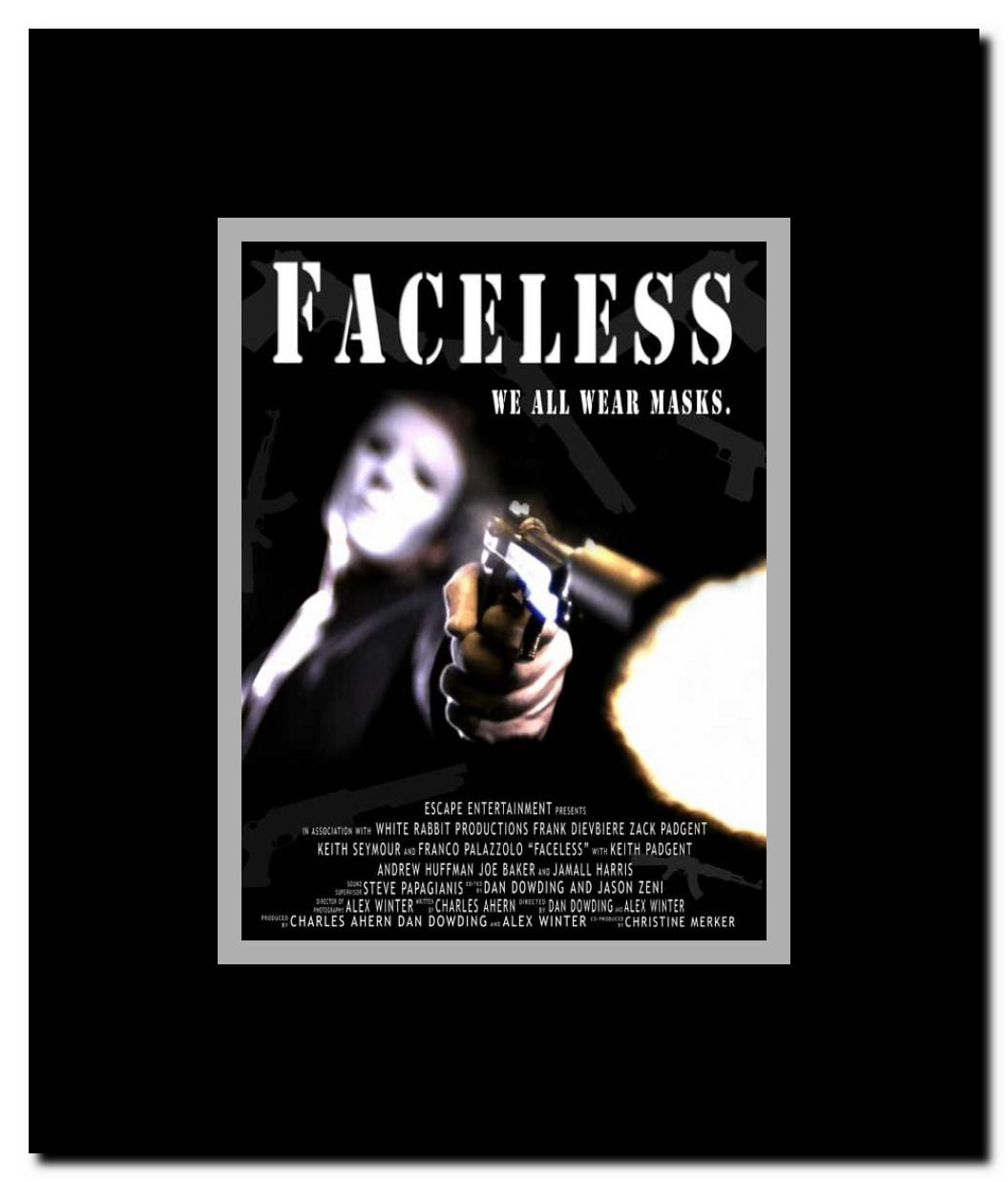 Faceless Framed Movie Poster