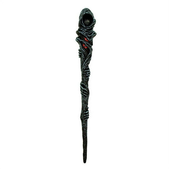 Faceless Hooded Dark Wraith Magic Wand - 9.5"