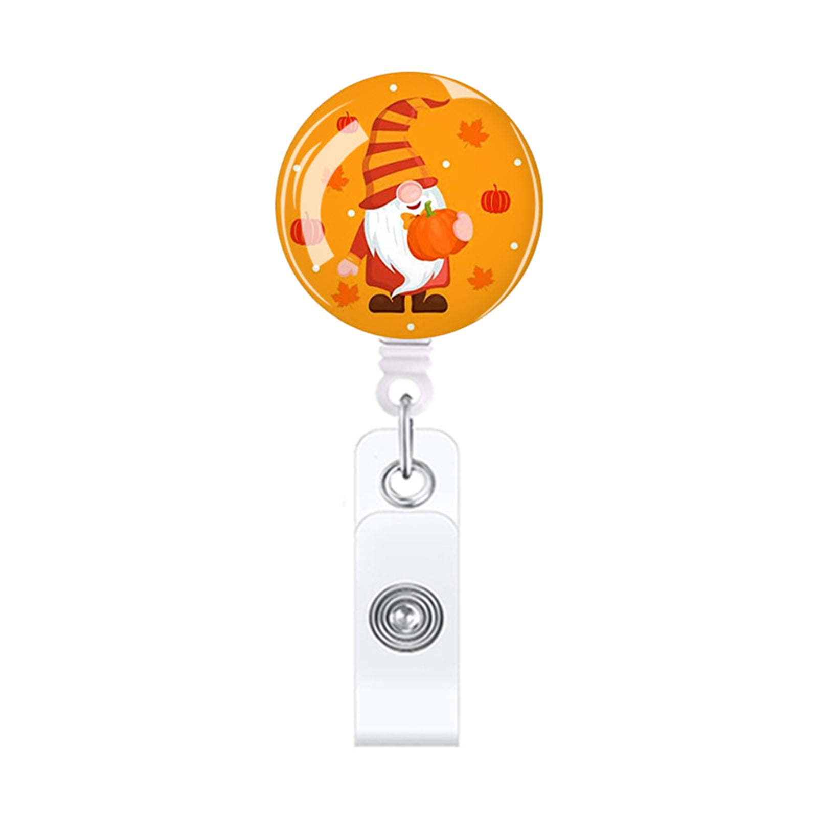 Faceless for Doll Badge Reel with Alligator Swivel Clip Retractable