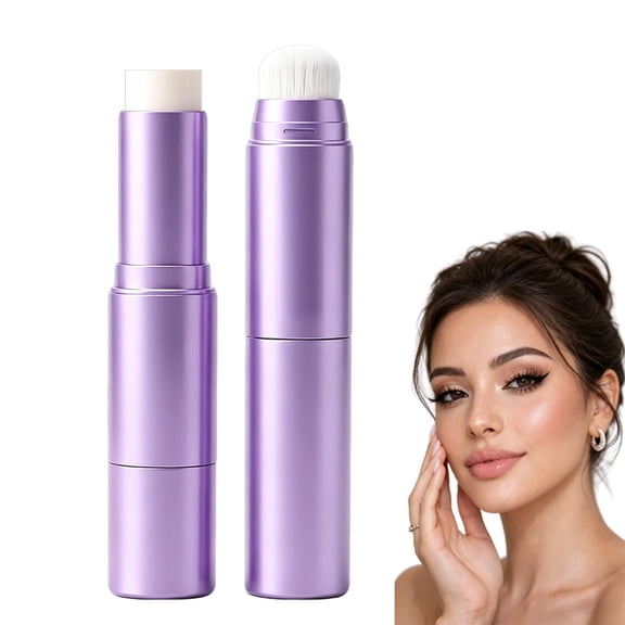 Facelove Color Changing Foundation Stick – 2-in-1 Foundation & Concealer with Brush, Hydrating Full Coverage, Natural Matte Finish(1PC)