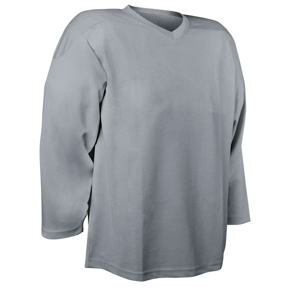 Faceoff Hockey Jersey, Adult Large, Silver