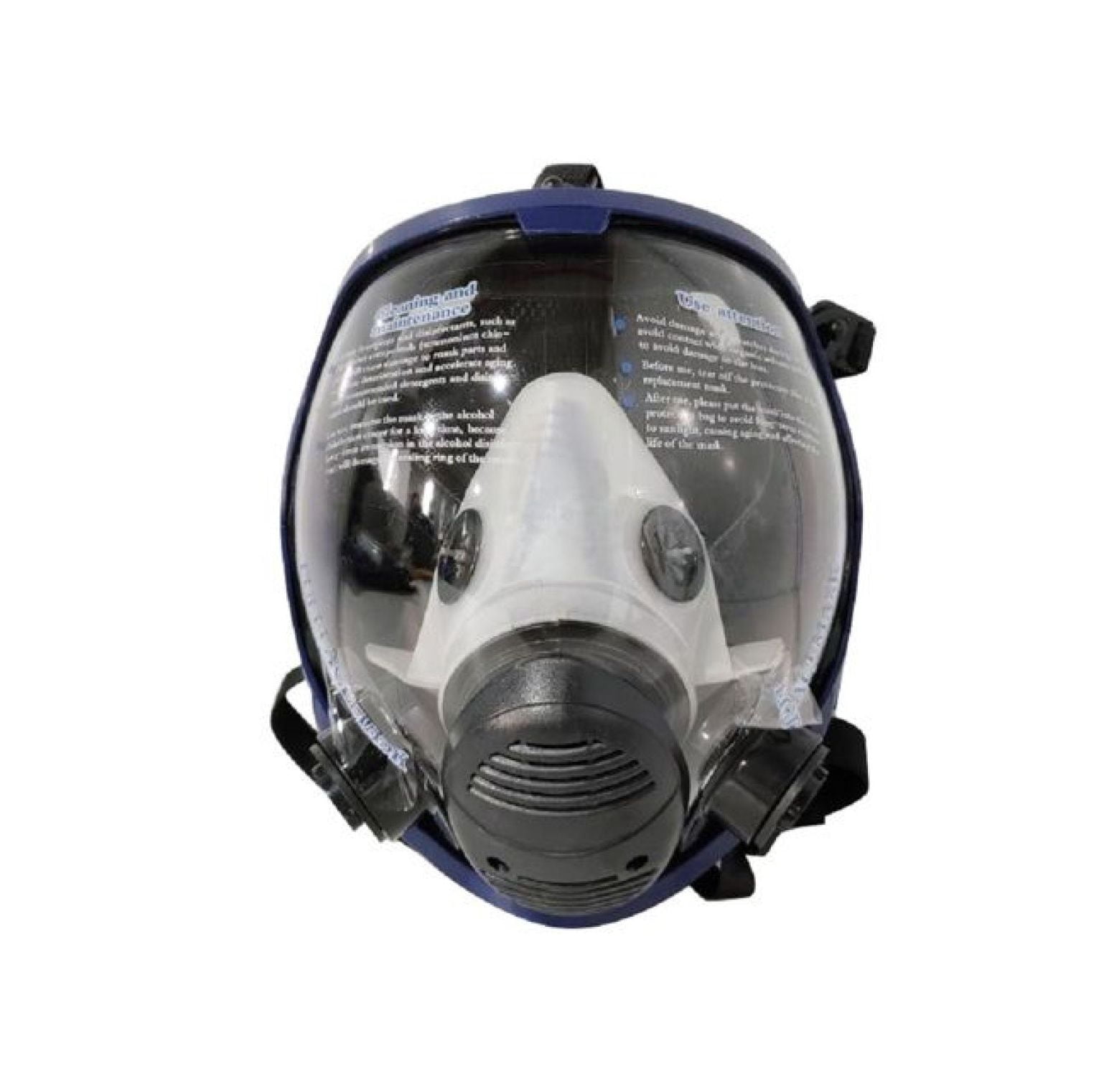 Full Face Gas Mask Respirator With Dual Filters For Painting, Woodworking & Sanding