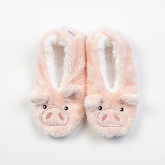 Faceplant Dreams Footsies Slippers Praise The Lard Pig Motif Small