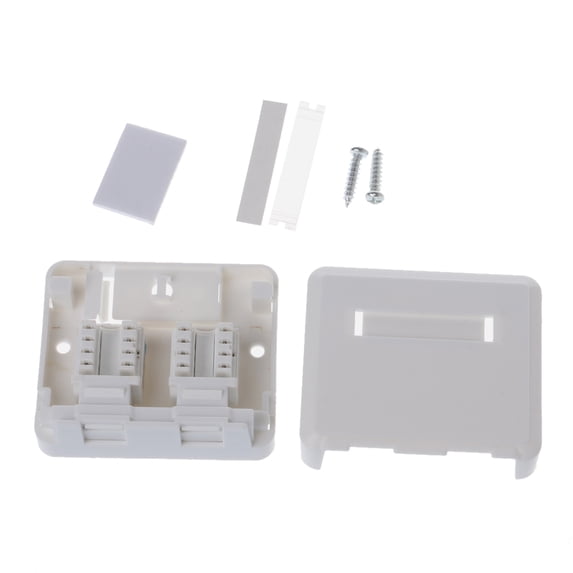 Faceplate Computer Socket Panel Module RJ11 RJ45 Cable Interface Outlet Wall Socket Electrical Equipment