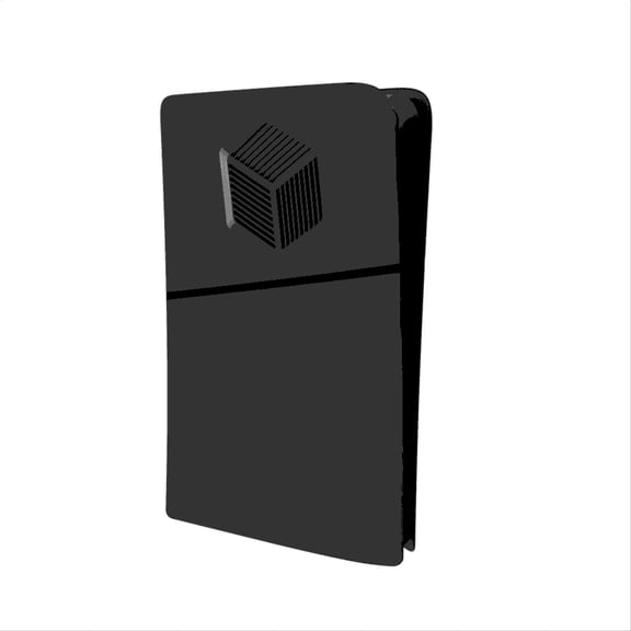 Faceplate Console Cover Replacement Shell for PS5 Slim Digital Edition-Black