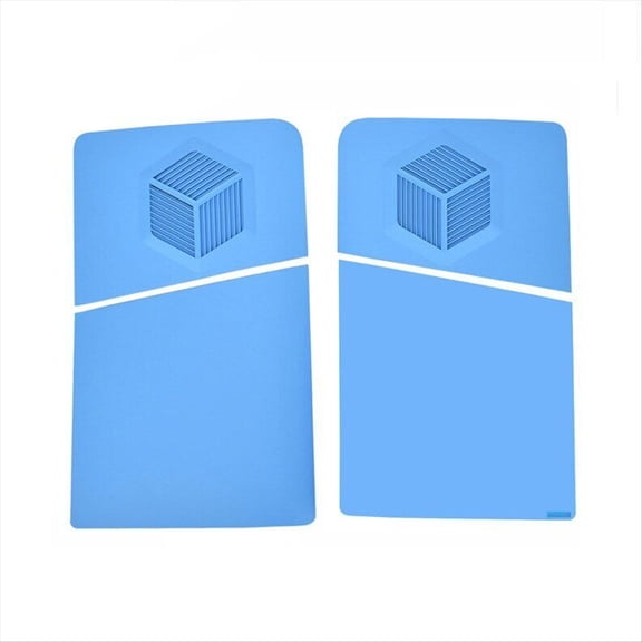 Faceplate Console Cover Replacement Shell for PS5 Slim Digital Edition-Light Blue