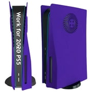 Faceplate for Original PS5 Disc Edition, PS5 Cover Plates with Cooling Vents & Dust Filter, Purple