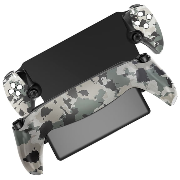 Faceplates Cover for PlayStation Portal, Housing Shell Case Replacement Front Back Skin Plates Protective Panels for PS Portal Remote Player-Camouflage