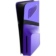 Faceplates for PS5 Pro Disc Edition, for PS 5 Pro Cover Accessories Faceplate, Breathable Side Face Panel Shell Replacement for PS5 Pro Disc Version Plates Purple
